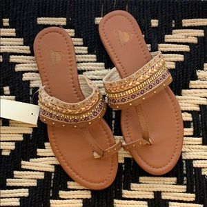 Aloha islands size 9 toe ring sandals